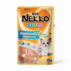 NEKKO Kitten Salmon Creamy Cat Food 70g