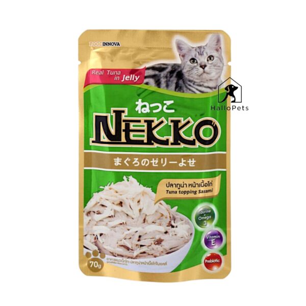 NEKKO Tuna Topping Sasami In Jelly 70 gr
