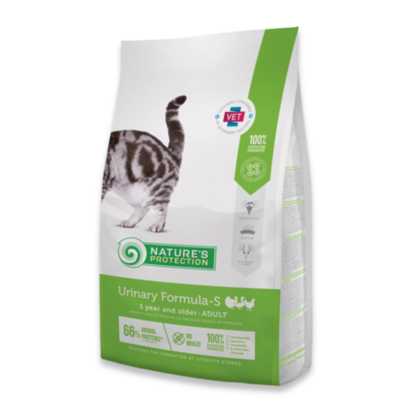 NATURES PROTECTION Urinary Formula-S Adult Cat With Poultry 2Kg