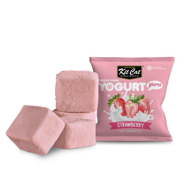 KIT CAT Freeze Dried Yogurt Yums Strawberry - Gambar 2