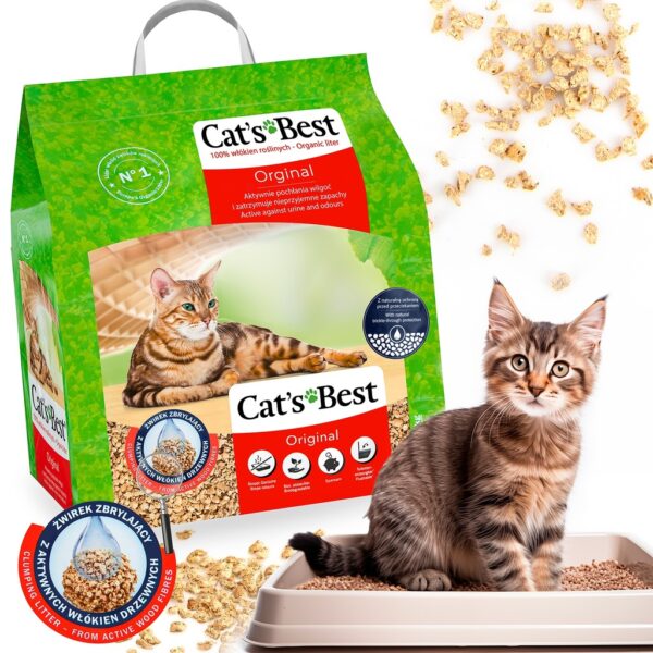 CAT'S BEST Cat Litter The Power Of Nature Orginal 4.3kg