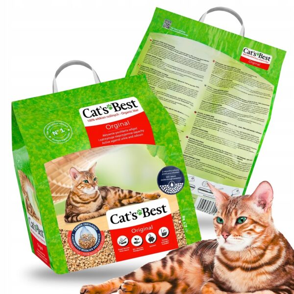 CAT'S BEST Cat Litter The Power Of Nature Orginal 4.3kg - Gambar 8