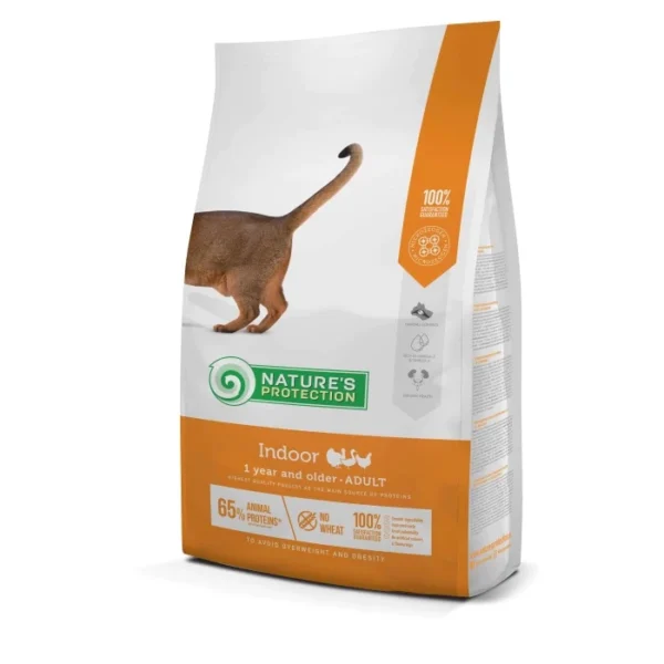 NATURES PROTECTION Indoor Cat Food 1 Year & Older 2kg