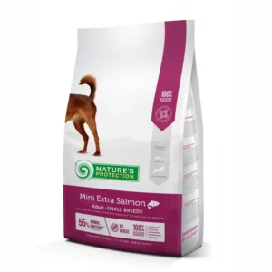 NATURES PROTECTION Mini Extra Salmon for Adult Small Breed Dogs