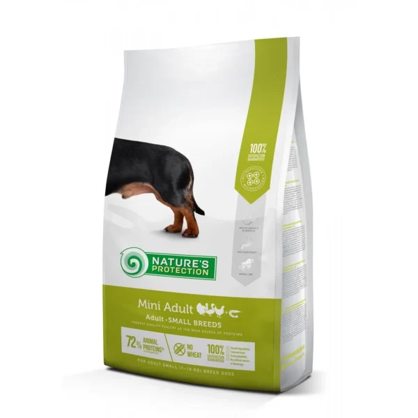 NATURES PROTECTION For Adult Small Breed Dogs With Poultry And Krill 2Kg