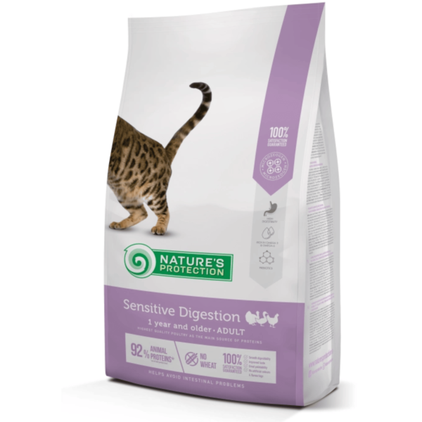 NATURES PROTECTION Dry Food For Adult Sensitive Cats With Poultry 2kg