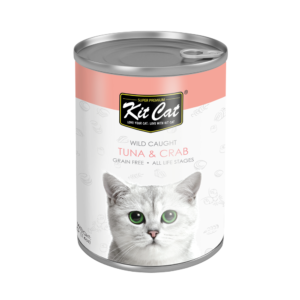 Kit Cat Grain Free Canned Cat Food Tuna with Crab 400g