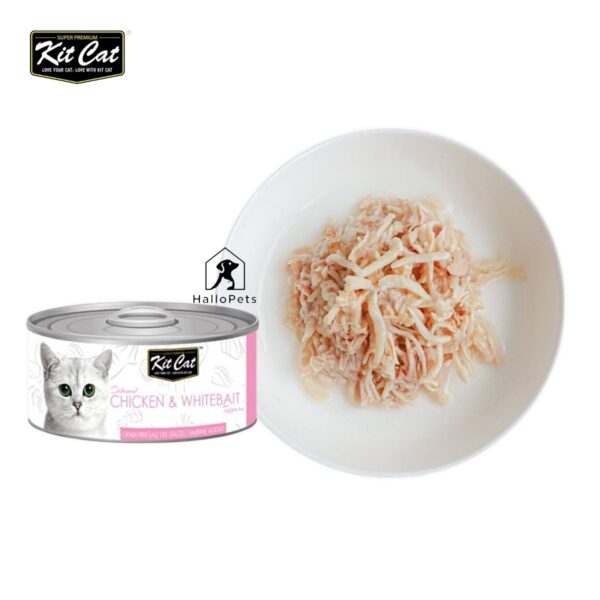 KIT CAT Deboned Chicken & Whitebait Toppers 80g