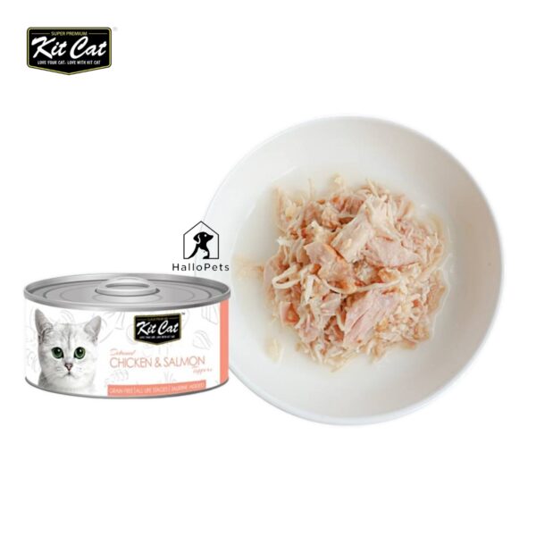 KIT CAT Deboned Chicken & Salmon Toppers 80g