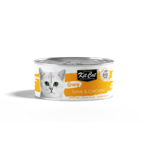 KIT CAT Gravy Tuna & Chicken 70gr  Premium Cat Food