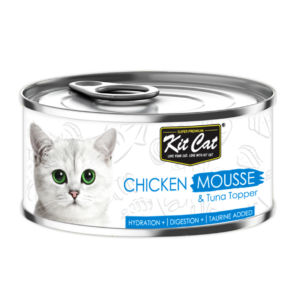 KIT CAT Chicken Mousse with Tuna Topper 80gr Premium Cat Food