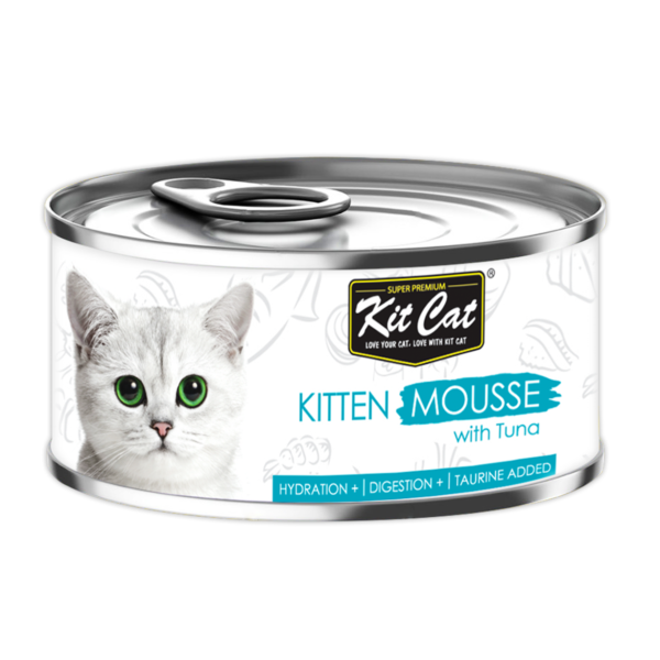 KIT CAT Kitten Tuna Mousse 80gr Premium Cat Food