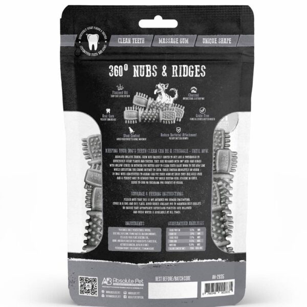 ABSOLUTE Holistic Dental Chew Charcoal Value Pack 160g - Gambar 2