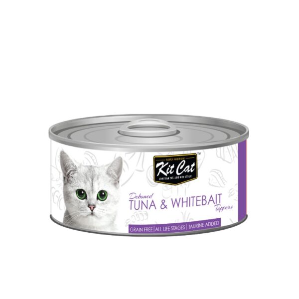 KIT CAT Deboned Tuna & Whitebait Toppers 80g