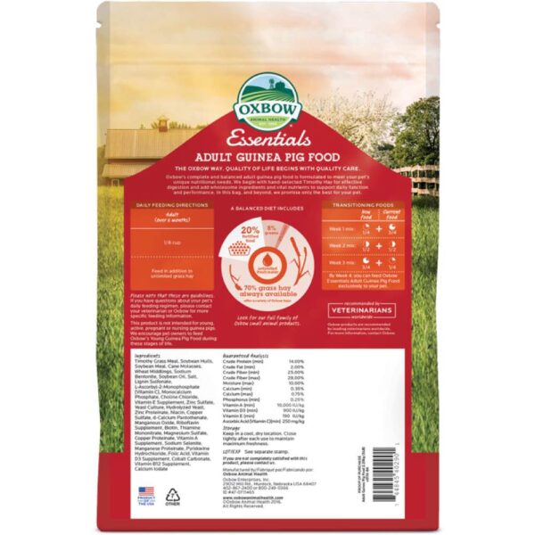 OXBOW Essentials Adult Guinea Pig Food - Gambar 2