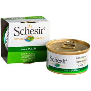 SCHESIR Tuna with Surimi in Jelly Adult Canned Cat Food 85g