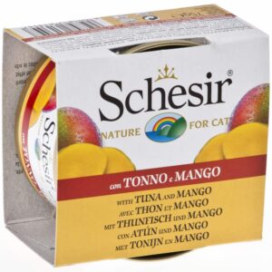 SCHESIR Tuna & Mango Fruit Dinner Adult Canned Cat Food 75g