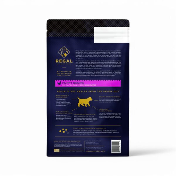REGAL Dog Food Holistic Ultra Premium Puppy Recipe 1.8kg - Gambar 2