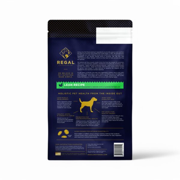REGAL Dog Food Holistic Ultra Premium Lean Recipe 1.8kg - Gambar 2