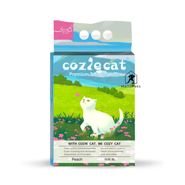 COZIE CAT Tofu Cat Litter Peach