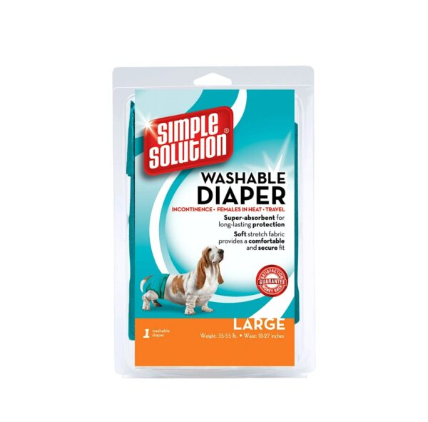 SIMPLE SOLUTION Washable Female Dog Diaper Large 35 - 55lb