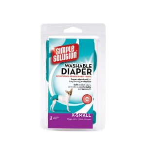 SIMPLE SOLUTION Washable Female Dogs Diaper X-small 4 - 8lb