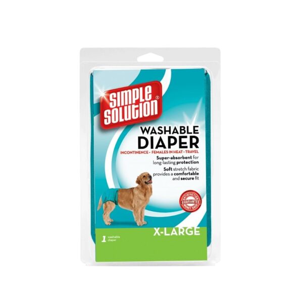 SIMPLE SOLUTION Washable Female Dogs Diaper X - Large 55 - 90lb