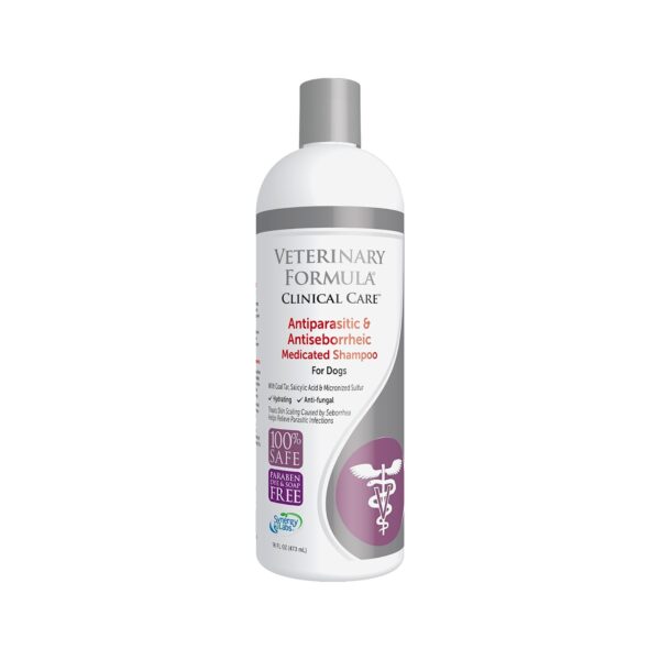 VETERINARY FORMULA Clinical Care Antiparasitic & Antiseborrheic Shampo For Dog