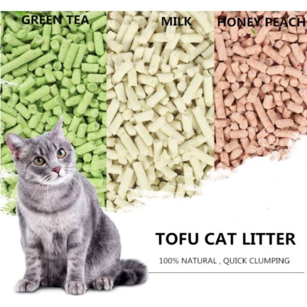 AATAS Cat Kofu Klump Tofu Cat Litter Corn 6L - Gambar 3