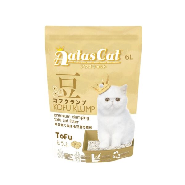 AATAS Cat Kofu Klump Tofu Cat Litter Tofu 6L - Gambar 2