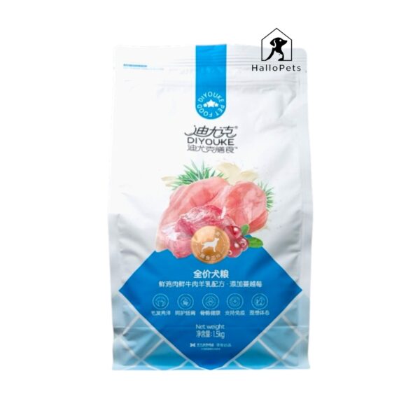 DIYOUKE Adult Dog food 1.5kg Makanan Anjing bernutrisi Untuk Anjing Dewasa