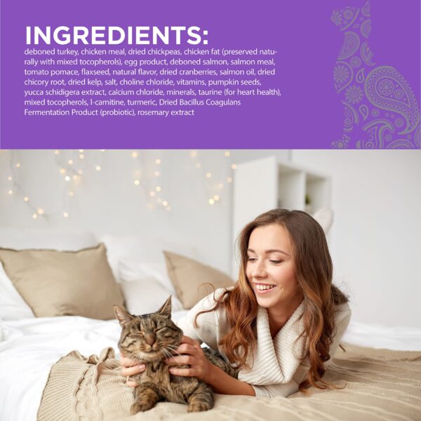 PURELUXE Grain Free Holistic Elite Nutrition For Adult Cats Made With Turkey 1,5kg - Gambar 4