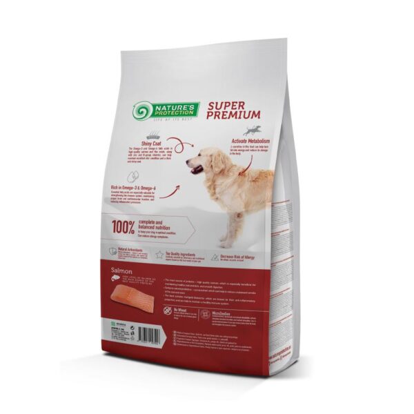 NATURES PROTECTION Dry Food For Adult Dogs Of All Breeds With Salmon