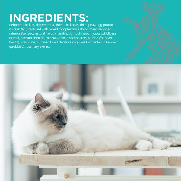 PURELUXE Grain Free Holistic Elite Nutrition For Kitten Made With Chicken, Chickpeas & Salmon 1,5kg - Gambar 4