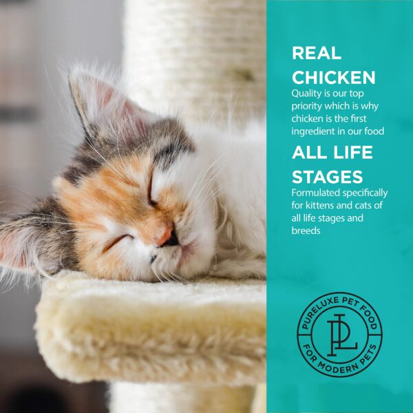 PURELUXE Grain Free Holistic Elite Nutrition For Kitten Made With Chicken, Chickpeas & Salmon 1,5kg - Gambar 2