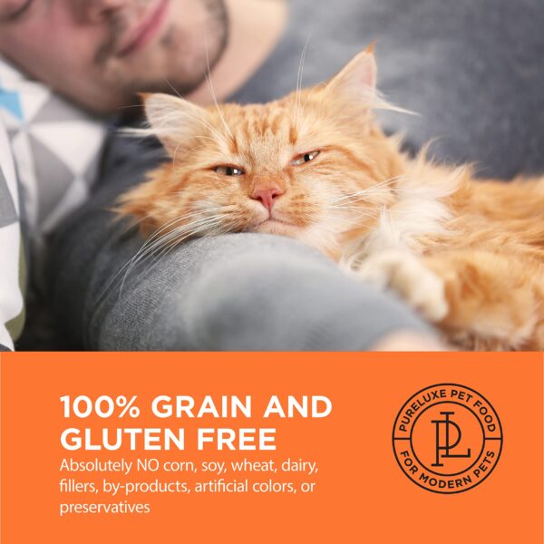 PURELUXE Grain Free Holistic Elite Nutrition Longhair Cat Made With Chicken & Salmon 1,5kg - Gambar 3