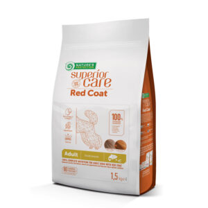 NATURES PROTECTION superior care Sample Red Coat Grain Free Salmon Adult Small Breed dry food for dogs 1,5 kg
