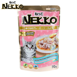 NEKKO CAT Tuna topping Shrimp and Scallop in Grave