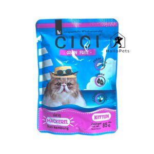 CICI Pouch Grain Free Kitten Mackerel Cat Food 85g