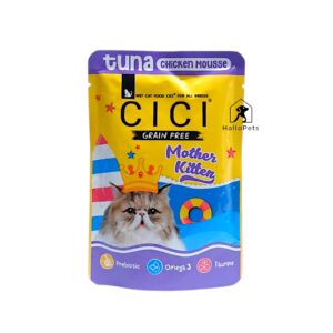 CICI Pouch Grain Free Tuna Chicken mousse Mother Kitten Cat Food