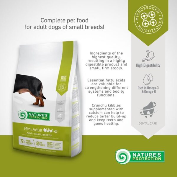 NATURES PROTECTION For Adult Small Breed Dog With Poultry And Krill 2Kg - Gambar 4
