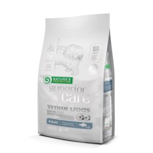 NATURE'S PROTECTION SUPERIOR CARE dry grain free food for adult, small and mini breed dogs with white fish