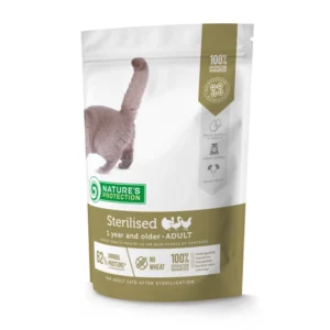 NATURES PROTECTION Sterilised Poultry Dry Adult Cat Food 400g