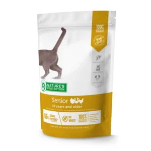 NATURES PROTECTION Dry Food for Senior Cats with Poultry 400g