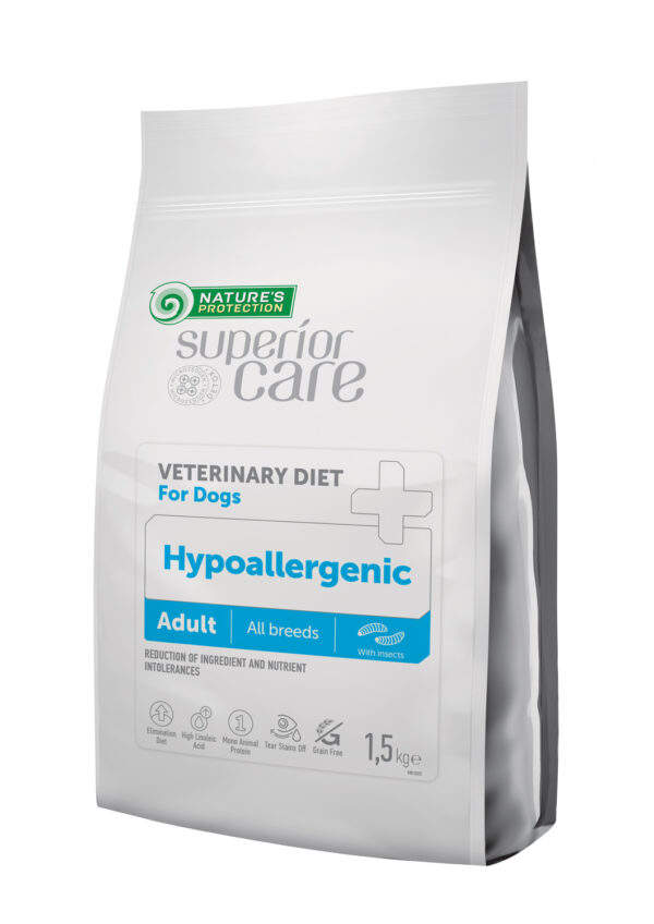 NATURES PROTECTION Veterinary Hypoallergenic 1.5Kg Makanan Anjing Alergi