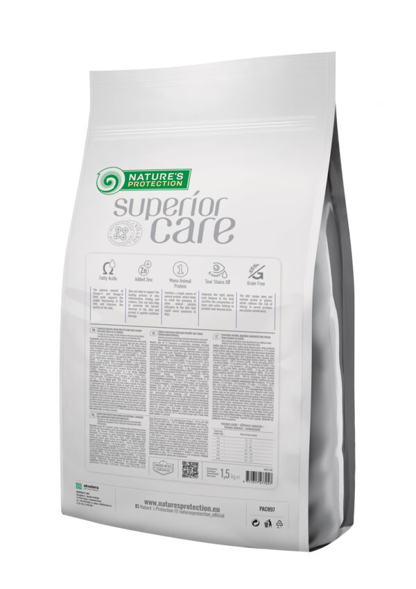 NATURES PROTECTION Veterynary Dermatosis 1.5Kg Makanan Anjing dengan Kebutuhan khusus - Gambar 2