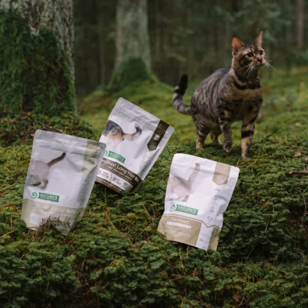 NATURES PROTECTION Sterilised Poultry Dry Adult Cat Food 400g - Gambar 4
