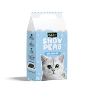 KIT CAT Snow Peas (Original) Pasir Kucing Gumpal Organik Anti Bakterial 7L