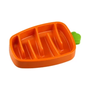 CARROT Shaped Slow Feeder Tempat Makan Hewan Slow Feeder