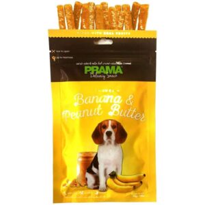 PRAMA Delicacy Snack Chunkie Banana & Peanut Butter Dog Treats 70g